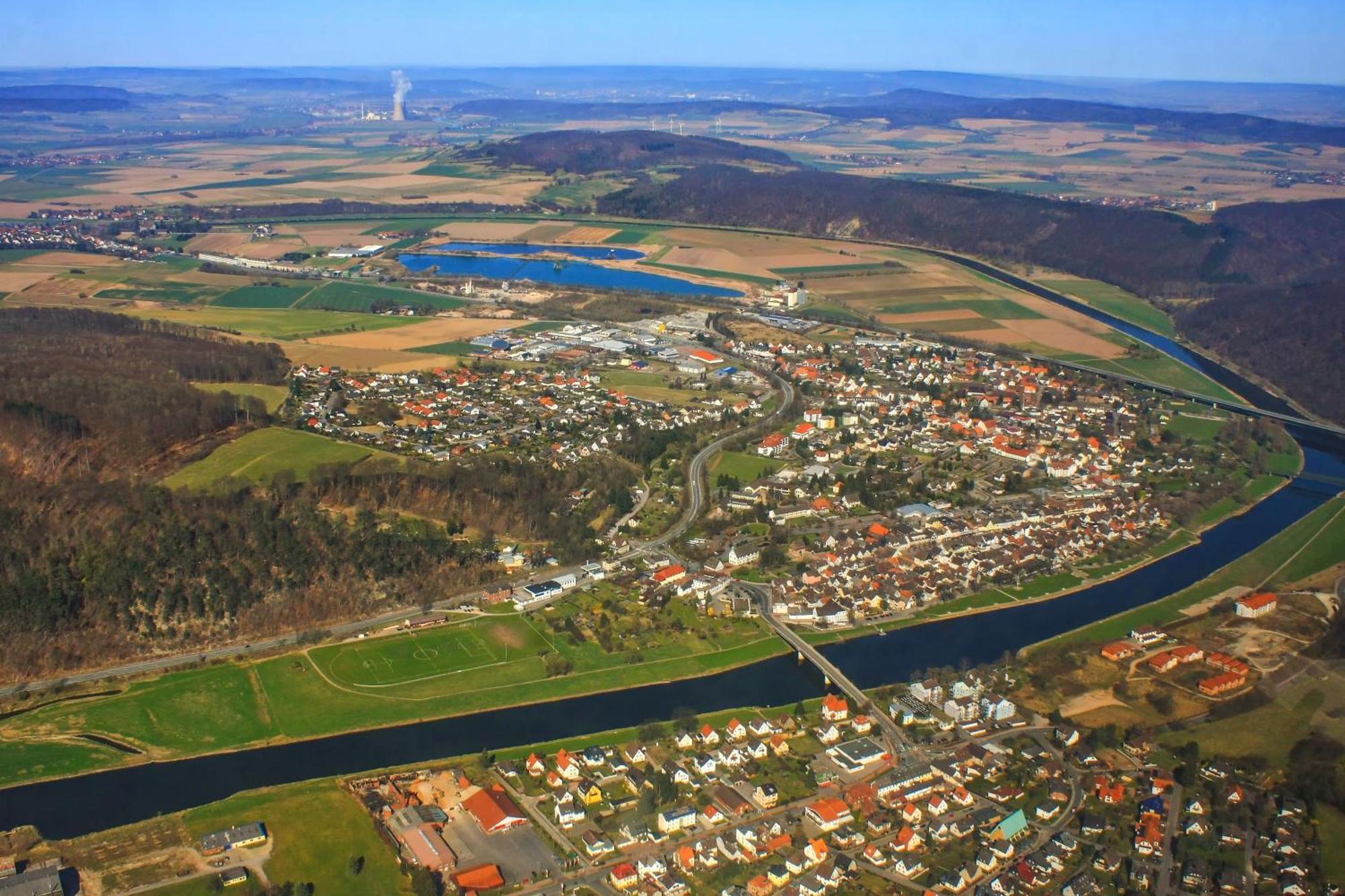 Ferienwohnungen Am Weserstrand Bodenwerder Εξωτερικό φωτογραφία