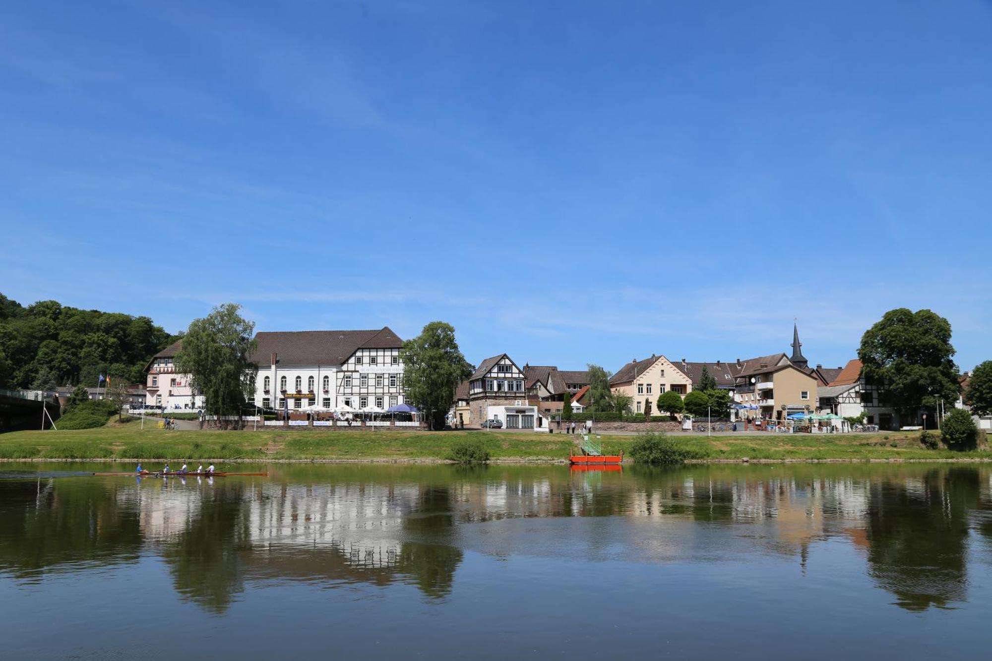 Ferienwohnungen Am Weserstrand Bodenwerder Εξωτερικό φωτογραφία