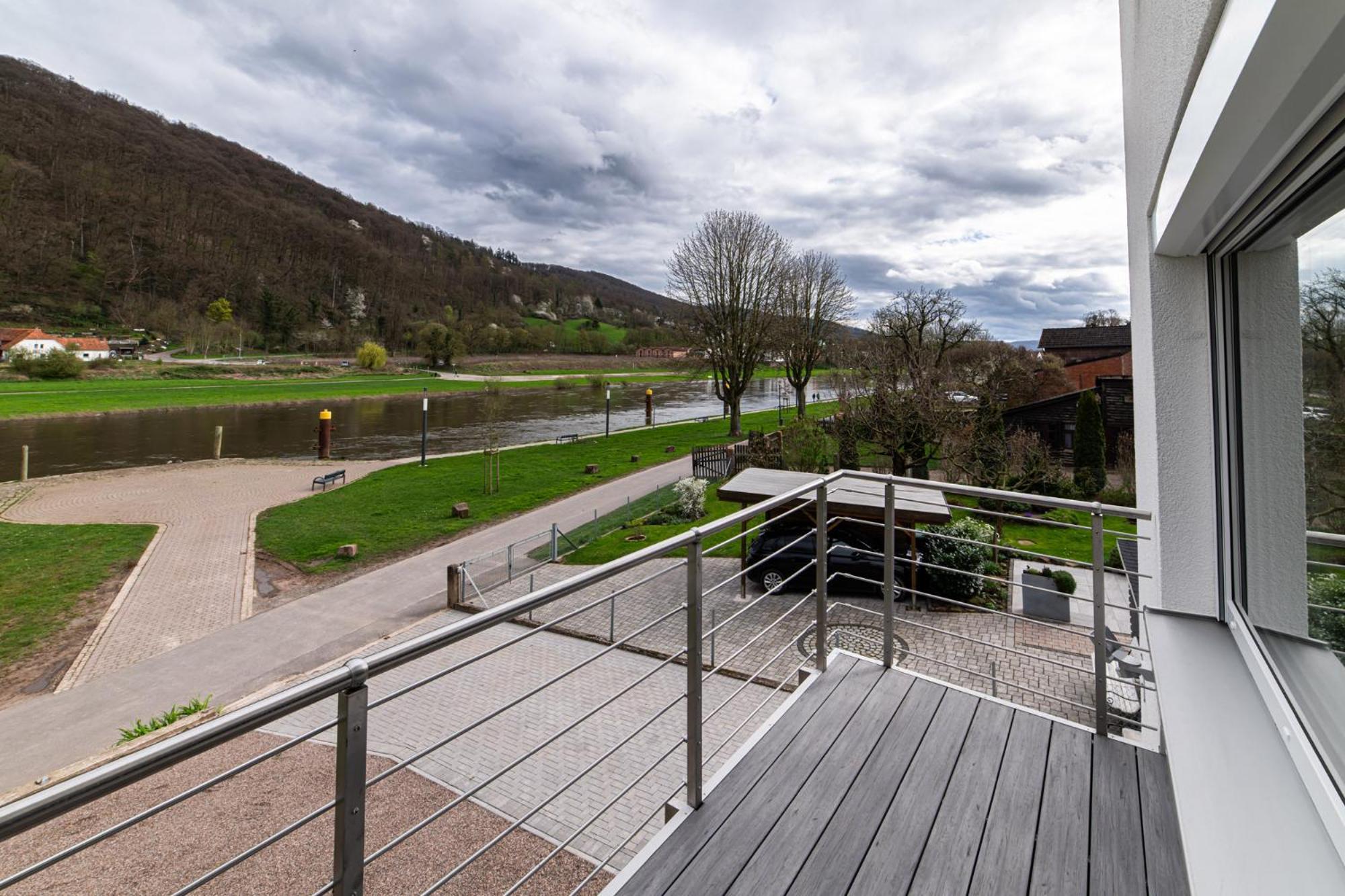 Ferienwohnungen Am Weserstrand Bodenwerder Εξωτερικό φωτογραφία